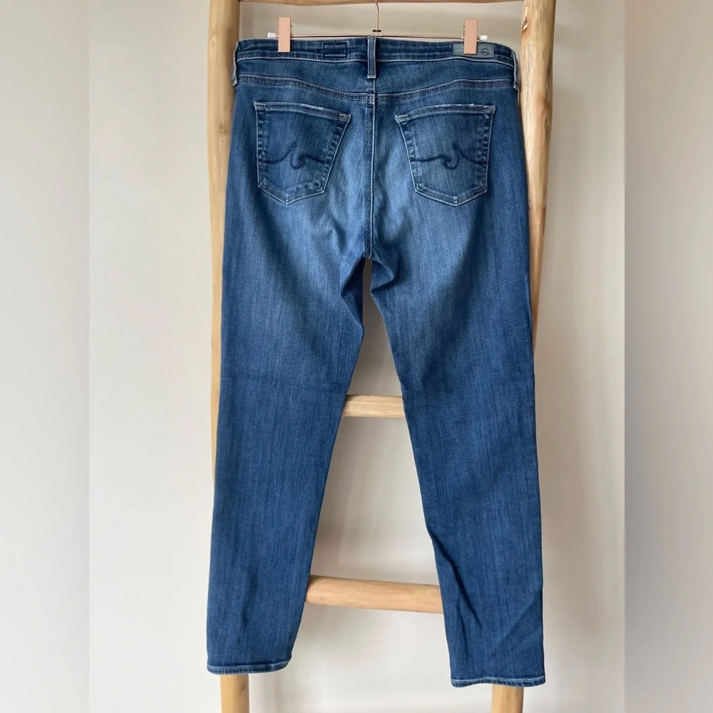 AG Adriano Goldschmied The Stevie Ankle Slim Straight Mid Rise Denim Jeans 29R